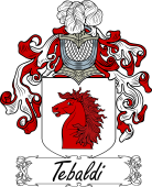 Araldica Italiana Coat of arms used by the Italian family Tebaldi