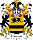 Italian Coat of Arms for Pavoni