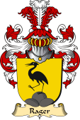v.23 Coat of Family Arms from Germany for Rager