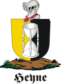 German shield on a mount for Heyne