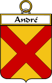 French Coat of Arms Badge for André