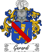 Araldica Italiana Coat of arms used by the Italian family Gerardi