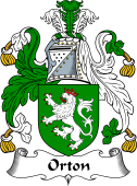 English Coat of Arms for the family Orton