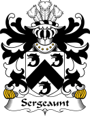 Welsh Coat of Arms for Sergeaunt (of Monmouthshire)
