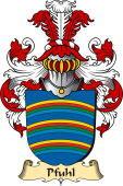 v.23 Coat of Family Arms from Germany for Pfuhl