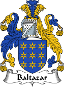 English Coat of Arms for the family Baltazar