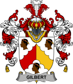 Irish Family Coat of Arms (v.25b) Gilbert