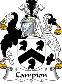 English Coat of Arms for Campion