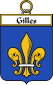 French Coat of Arms Badge for Gilles