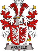 Coat of arms used by the Danish family Arnfeld