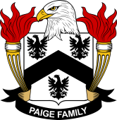 Coat of arms used by the Paige family in the United States of America