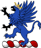 Family crest from Scotland for Forsyth (Chief)