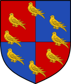 English Family Shield for Marlow (e)