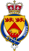 Families of Britain Coat of Arms Badge for: Eason (Scotland)
