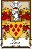 Scottish Coat of Arms Bookplate for Laven