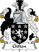 English Coat of Arms for Clifton
