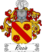 Araldica Italiana Coat of arms used by the Italian family Riccio