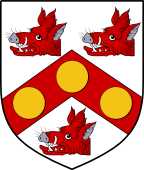 English Family Shield for Fairbairn or Fairburn I