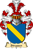 v.23 Coat of Family Arms from Germany for Strasser