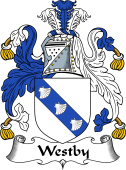 English Coat of Arms for the family Westby