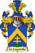 French Family Coat of Arms (v.23) for Combe (de la)