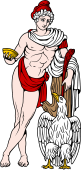 Gods and Goddesses Clipart image: Ganymedes