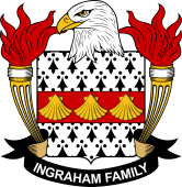 Coat of arms used by the Ingraham family in the United States of America