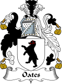 English Coat of Arms for Oates I