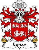 Welsh Coat of Arms for Cynan (AB IAGO)