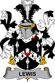 Irish Coat of Arms for Lewis