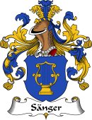 German Wappen Coat of Arms for Sänger
