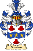English Coat of Arms (v.23) for the family Sowdon