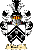English Coat of Arms (v.23) for the family Thurlow (e)