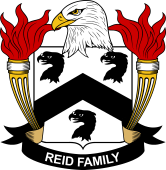 Coat of arms used by the Reid family in the United States of America