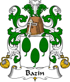 Coat of Arms from France for Bazin