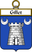 French Coat of Arms Badge for Gillet