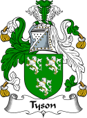 English Coat of Arms for Tyson