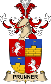 Republic of Austria Coat of Arms for Prunner (de Brunhofen)