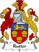 English Coat of Arms for the family Rutter