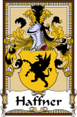 German Coat of Arms Wappen Bookplate  for Haffner