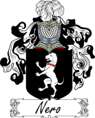 Araldica Italiana Coat of arms used by the Italian family Nero