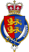 Families of Britain Coat of Arms Badge for: Maddox (Wales and England)
