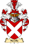 English Coat of Arms (v.23) for the family Nevill or Neville