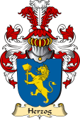 v.23 Coat of Family Arms from Germany for Herzog