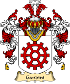 Italian Family Coat of Arms (v.25a) Gandini