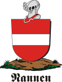 German shield on a mount for Nannen