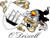 Sept (Clan) Coat of Arms from Ireland for O'Driscoll