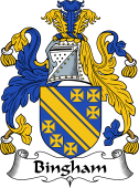 English Coat of Arms for the family Bingham