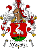 German Wappen Coat of Arms for Wachter