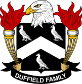 Coat of arms used by the Duffield family in the United States of America